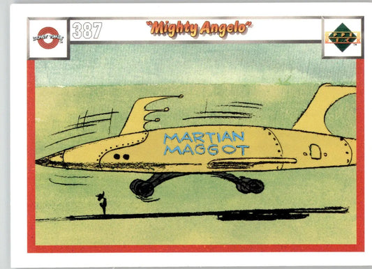Mighty Angelo - 1990 Upper Deck Comic Ball - #387 / 390 - Baseball - Baseball Card Single