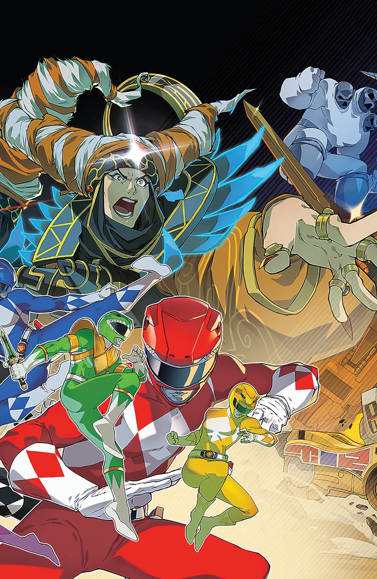 Mighty Morphin Power Rangers: Rita’S Rewind #1 C Variant (Full Art Foil Game Art) - Comic Book
