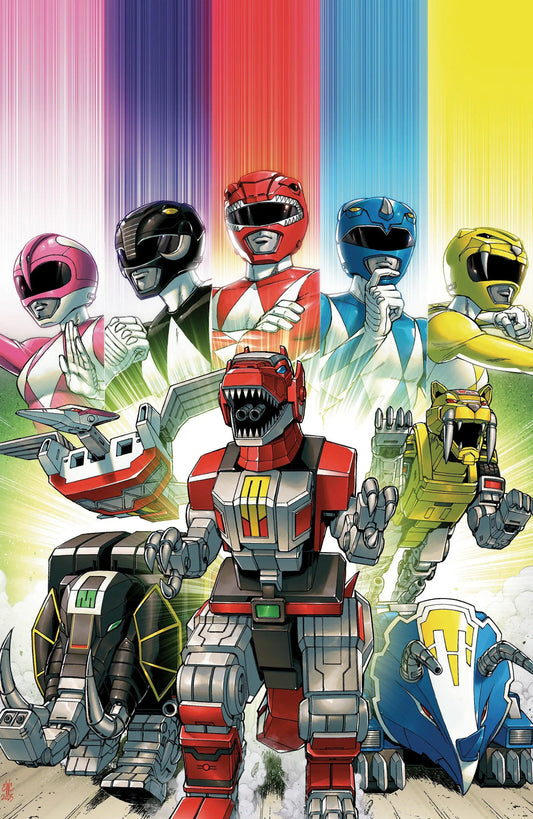 Mighty Morphin Power Rangers: Zord Quest #1 F Unlimited Variant (Full Art Coller) - Comic Book