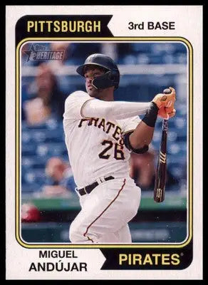 Miguel Andújar 2023 Topps Heritage #91 Pittsburgh Pirates - Baseball Card Single