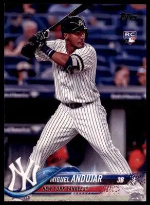 Miguel Andujar Rookie 2018 Topps #305 New York Yankees - Baseball Card Single