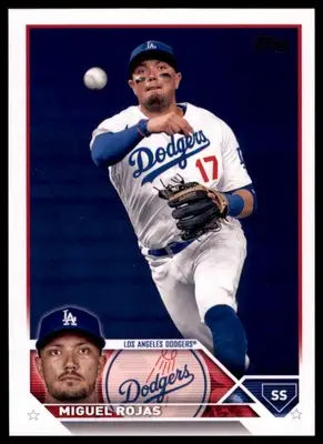 Miguel Rojas 2023 Topps #580 Los Angeles Dodgers - Baseball Card Single