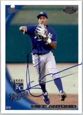 Mike Antonio - 2010 Topps Pro Debut - #343 - AUTO Baseball - Baseball Card Single