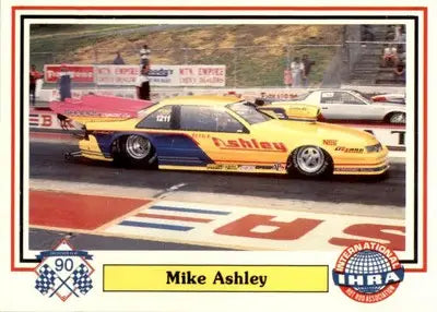 Mike Ashley - 1990 Checkered Flag IHRA - #1 - Racing - Racing Card Single