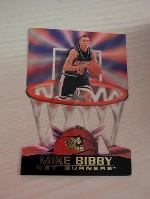 Mike Bibby - 1998 Press Pass - #NB 1 - Die Cut Net Burners Basketball - Basketball Card Single