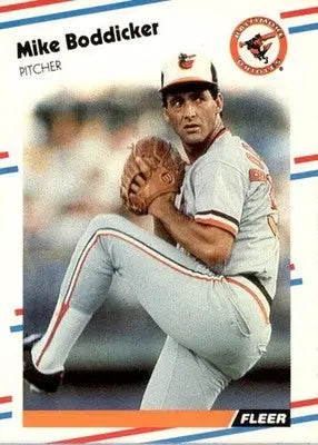 Mike Boddicker - 1988 Fleer - #556 - Baseball - Baseball Card Single