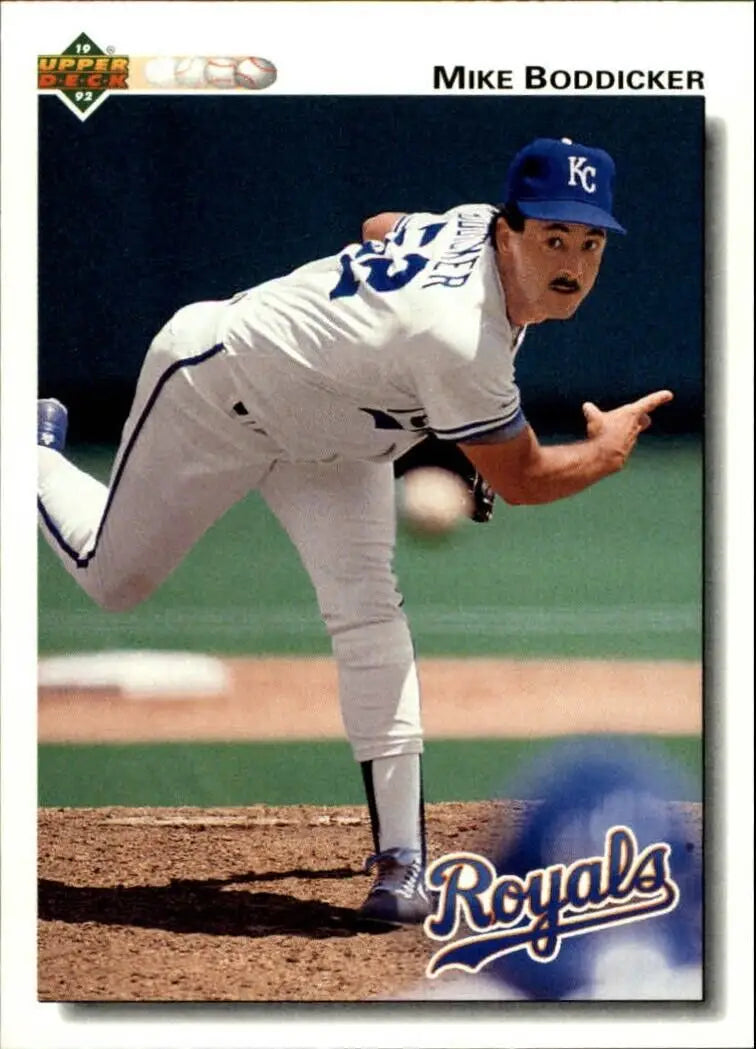 Mike Boddicker 1992 Upper Deck MLB #213 Baseball Card Kansas City Royals