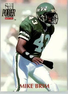 Mike Brim - 1992 Pro Set Power - #143 - RC Football - Football Card Single