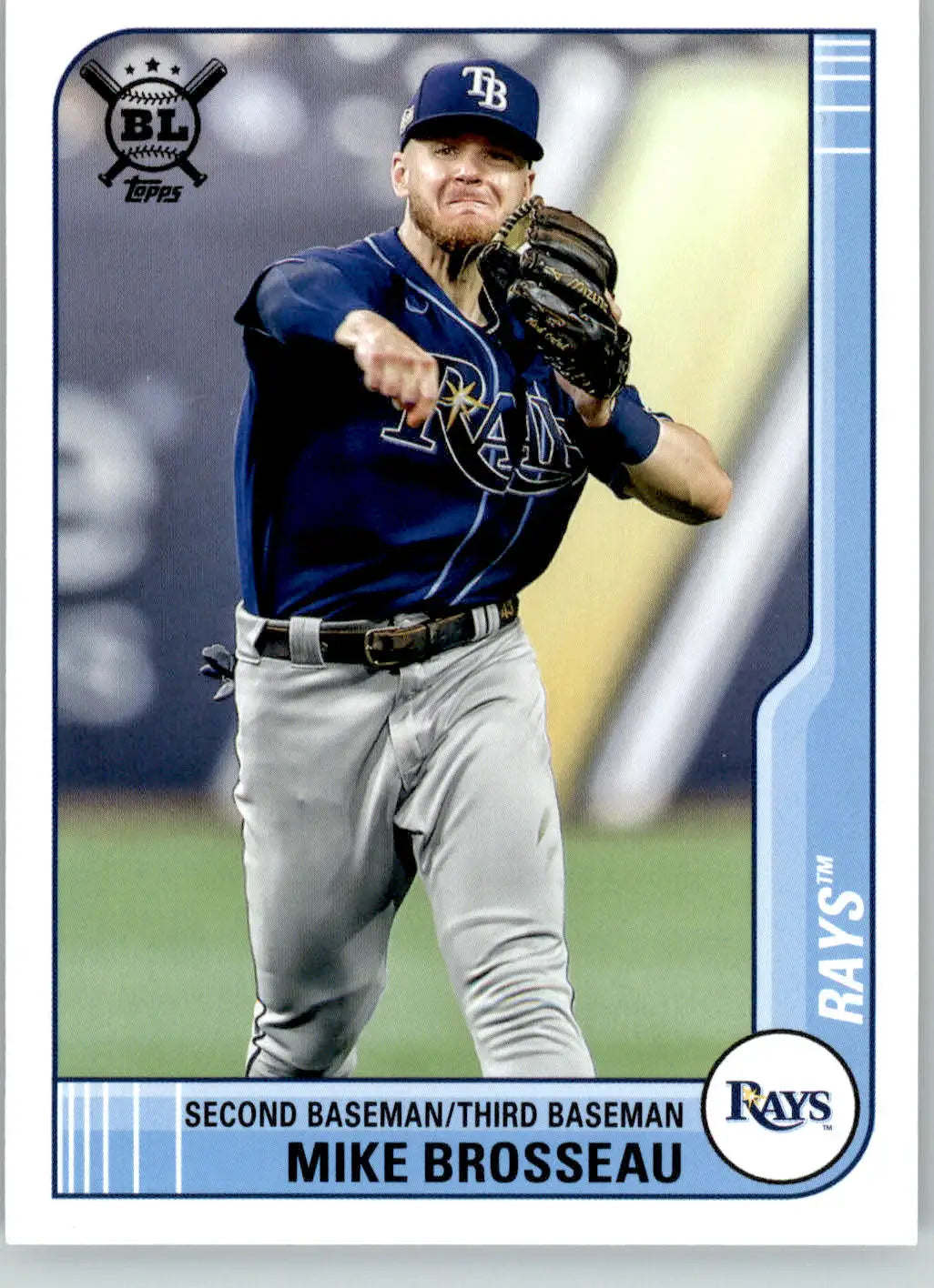Mike Brosseau - 2021 Topps Big League - #152 - Baseball - Baseball Card Single