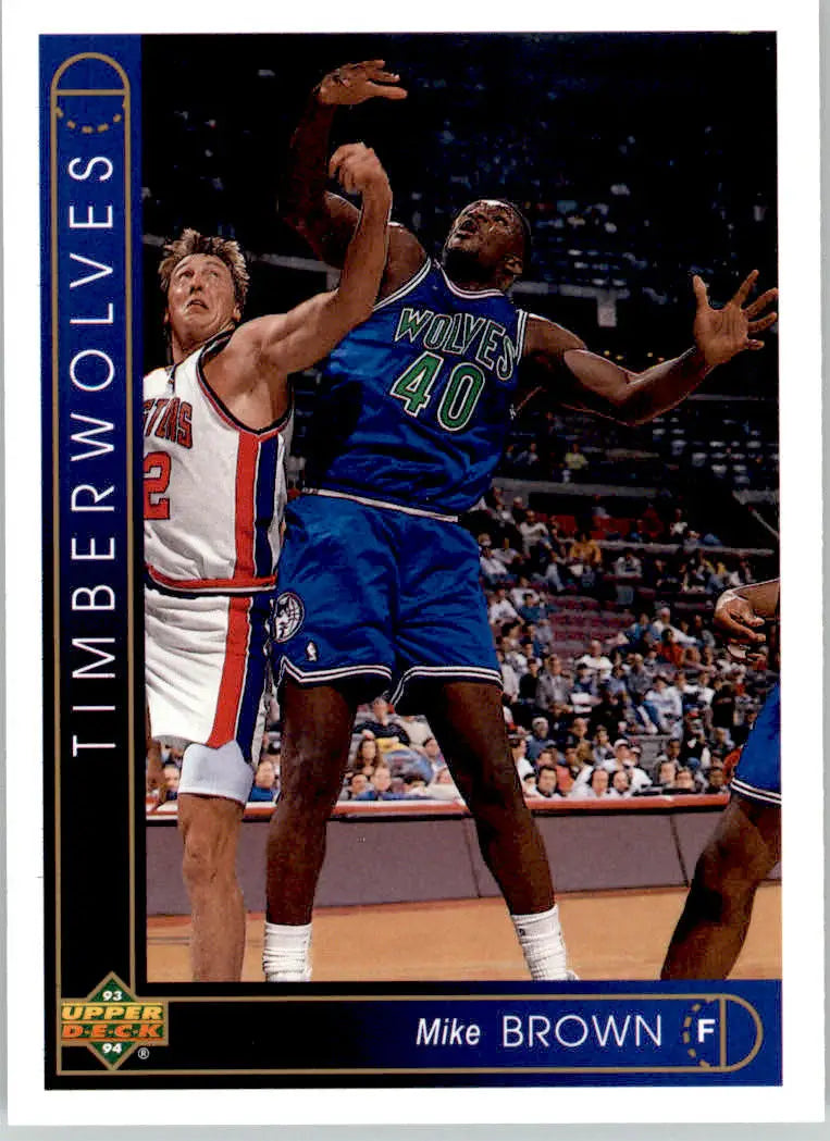 Mike Brown - 1993-94 Upper Deck - #406 - Basketball - Basketball Card Single