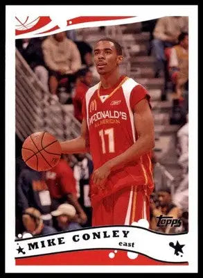Mike Conley 2006 Topps McDonald’s All-American Game #B2 - Basketball Card Single