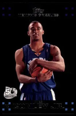 Mike Conley Rookie 2007-08 Topps #114 Memphis Grizzlies - Basketball Card Single