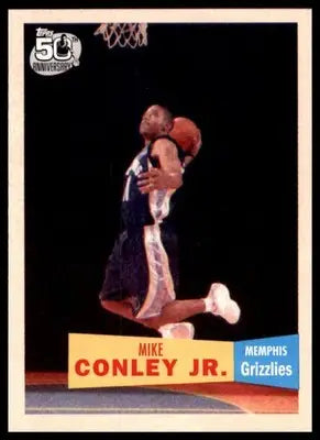 Mike Conley Rookie 2007-08 Topps 1957-58 Variations #114 Memphis Grizzlies - Basketball Card Single