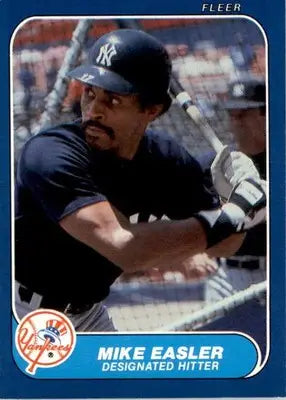 Mike Easler - 1986 Fleer Update - #U-37 - Baseball - Baseball Card Single
