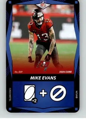 Mike Evans - 2024 UNO Elite Core Edition - Blue - #059 - Football - Football Card Single