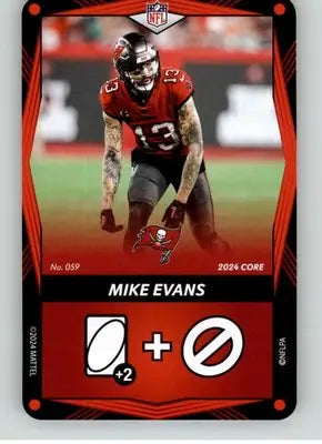 Mike Evans - 2024 UNO Elite Core Edition - Red - #059 - Football - Football Card Single