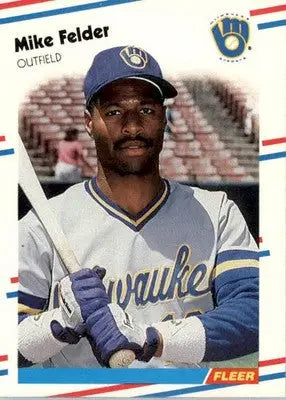 Mike Felder - 1988 Fleer - #164 - Baseball - Baseball Card Single