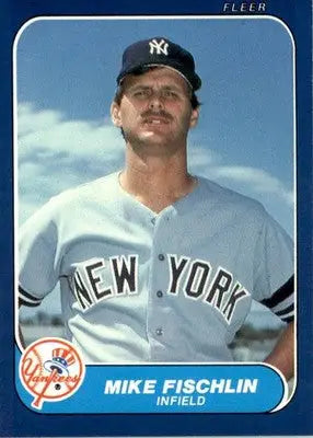 Mike Fischlin - 1986 Fleer Update - #U-40 - Baseball - Baseball Card Single