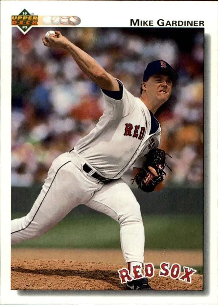Mike Gardiner 1992 Upper Deck MLB #588 Baseball Card Boston Red Sox - Baseball Card Single