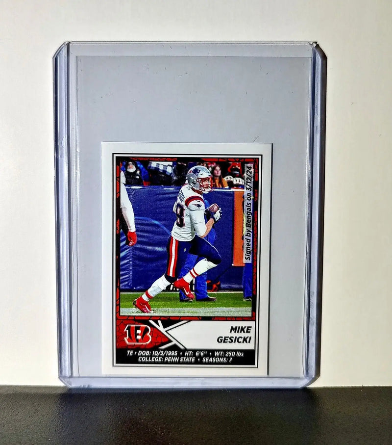 Mike Gesicki 2024 Panini NFL Sticker #127 Cincinnati Bengals