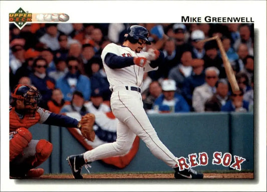 Mike Greenwell 1992 Upper Deck MLB #275 Baseball Card Boston Red Sox - Baseball Card Single