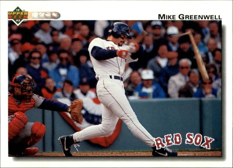 Mike Greenwell 1992 Upper Deck MLB #275 Baseball Card Boston Red Sox