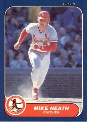 Mike Heath - 1986 Fleer Update - #U-50 - Baseball - Baseball Card Single