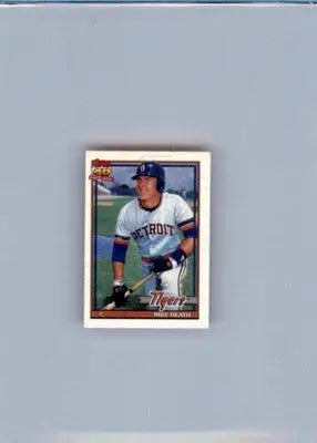 Mike Heath - 1991 Topps Micro - #16 - Baseball - Baseball Card Single