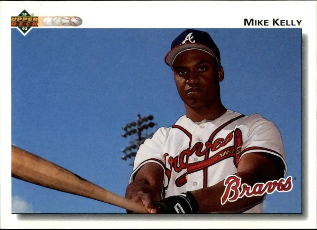 Mike Kelly 1992 Upper Deck MLB #794 Rookie Baseball Card Atlanta Braves - Baseball Card Single