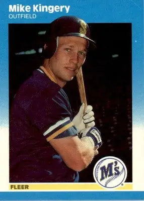 Mike Kingery - 1987 Fleer Update - #U-57 - Baseball - Baseball Card Single