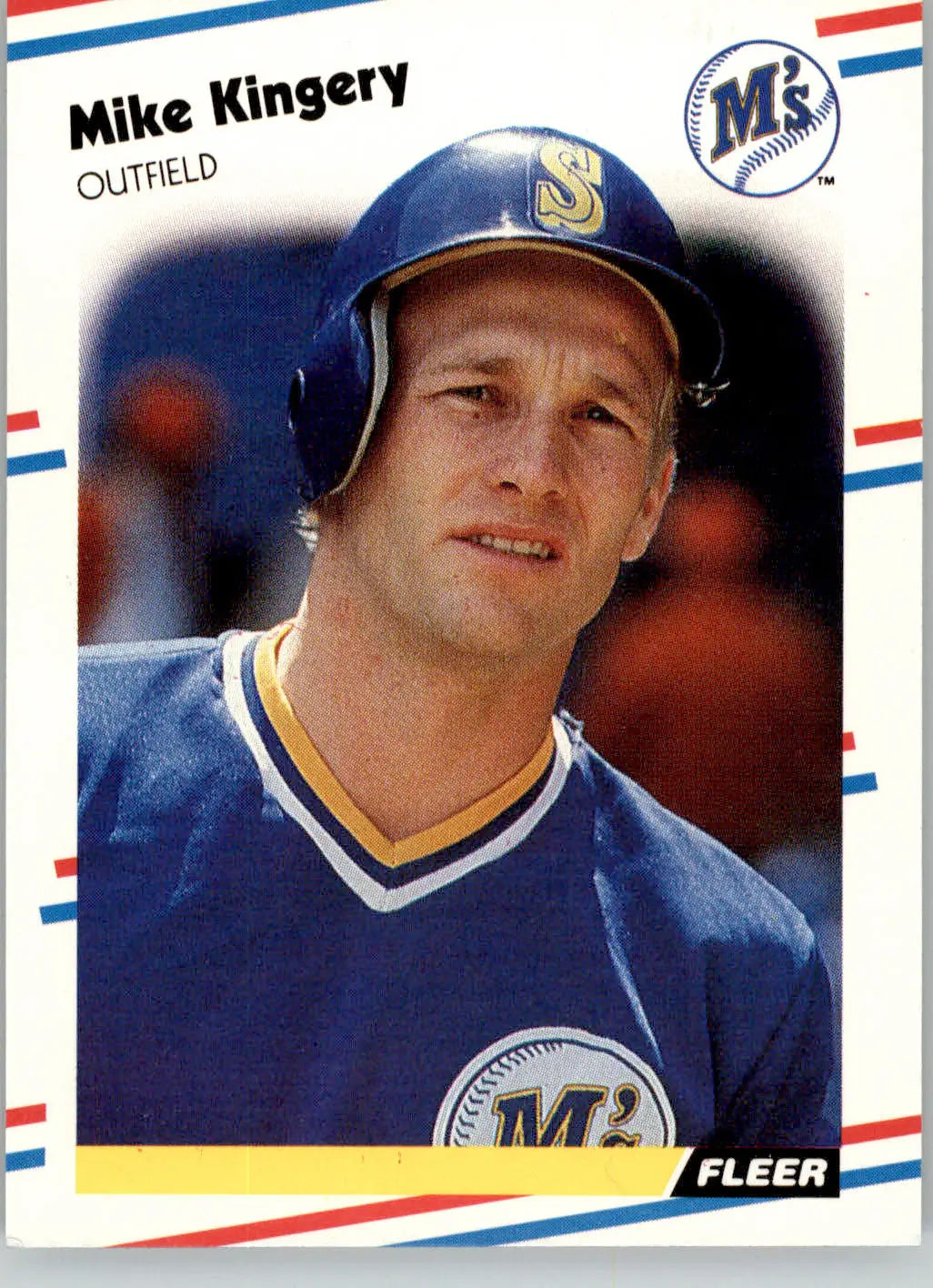 Mike Kingery - 1988 Fleer - #376 - Baseball - Baseball Card Single