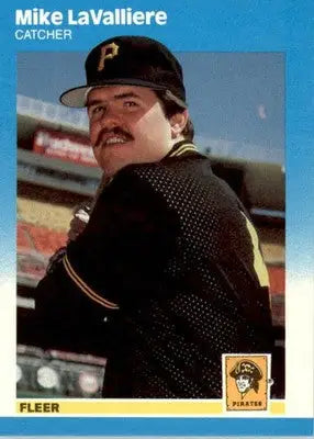 Mike LaValliere - 1987 Fleer Update - #U-60 - Baseball - Baseball Card Single