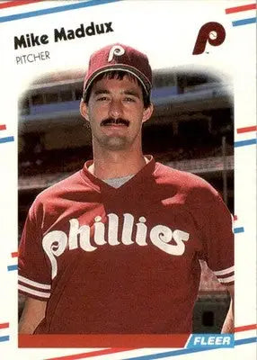 Mike Maddux - 1988 Fleer - #309 - Baseball - Baseball Card Single