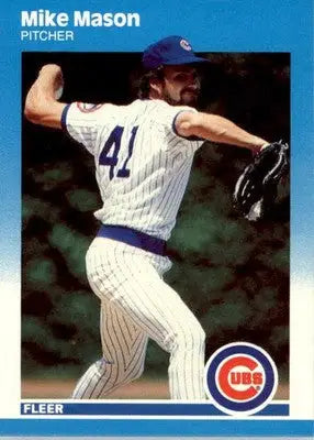 Mike Mason - 1987 Fleer Update - #U-73 - Baseball - Baseball Card Single