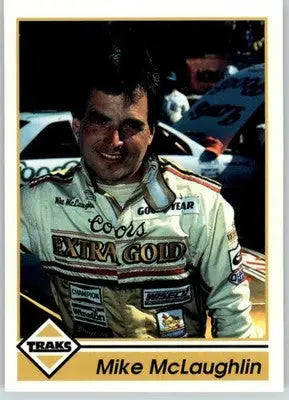 Mike McLaughlin - 1992 Traks - #51 - Racing - Racing Card Single