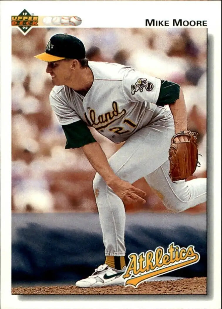 Mike Moore 1992 Upper Deck MLB #661 Baseball Card Oakland Athletics - Baseball Card Single