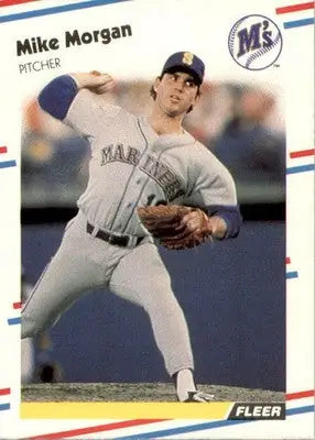 Mike Morgan - 1988 Fleer - #380 - Baseball - Baseball Card Single