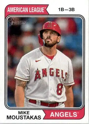 Mike Moustakas - 2023 Topps Heritage - #638 - Baseball - Baseball Card Single