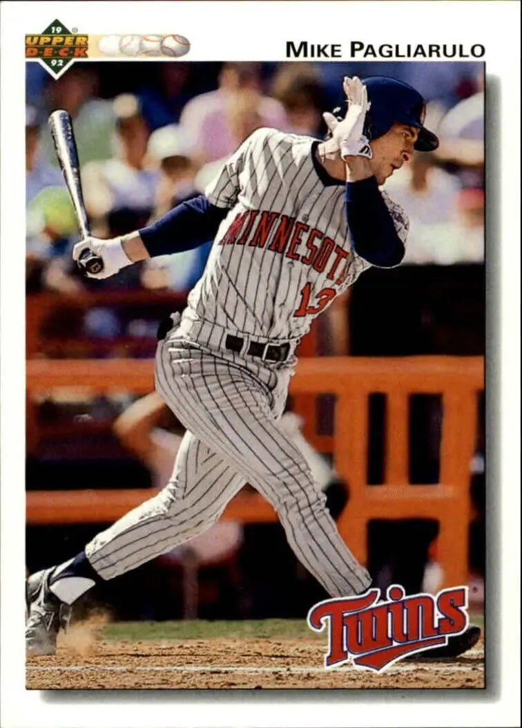 Mike Pagliarulo 1992 Upper Deck MLB #509 Baseball Card Minnesota Twins - Baseball Card Single