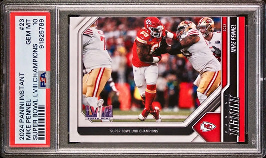 Mike Pennel 2023 Panini NFL Superbowl Champions #23 Card PSA 10 Gem Mint - Football Card Single