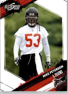 Mike Peterson - 2009 Score - #137 - Football - Football Card Single