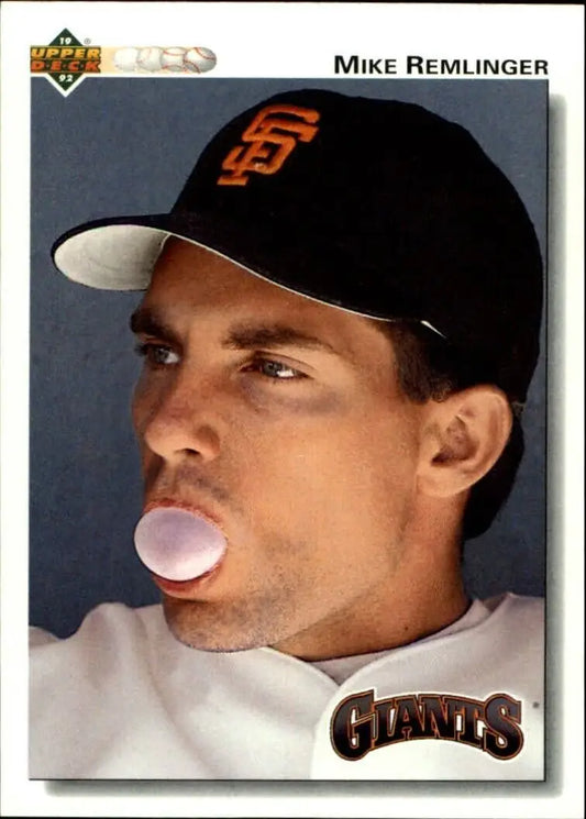 Mike Remlinger 1992 Upper Deck MLB #585 Baseball Card San Francisco Giants - Baseball Card Single