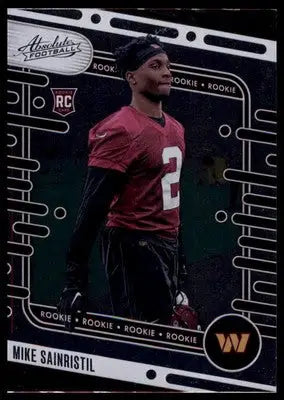 Mike Sainristil Rookie 2024 Panini Absolute Retail #150 Washington Commanders - Football Card Single