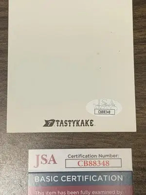 JSA certified Tastykake featuring Mike Schmidt signed autographed Philadelphia Phillies item