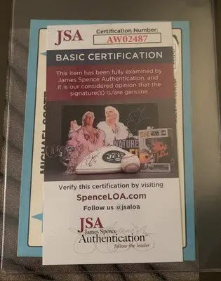 JSA authentication certificate for Mike Scott Donruss Action Houston Astros card