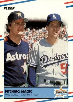 Mike Scott / Orel Hershiser - 1988 Fleer - #632 - Baseball - Baseball Card Single