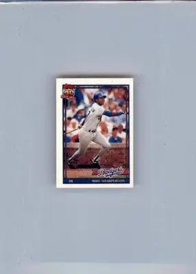 Mike Sharperson - 1991 Topps Micro - #53 - Baseball - Baseball Card Single