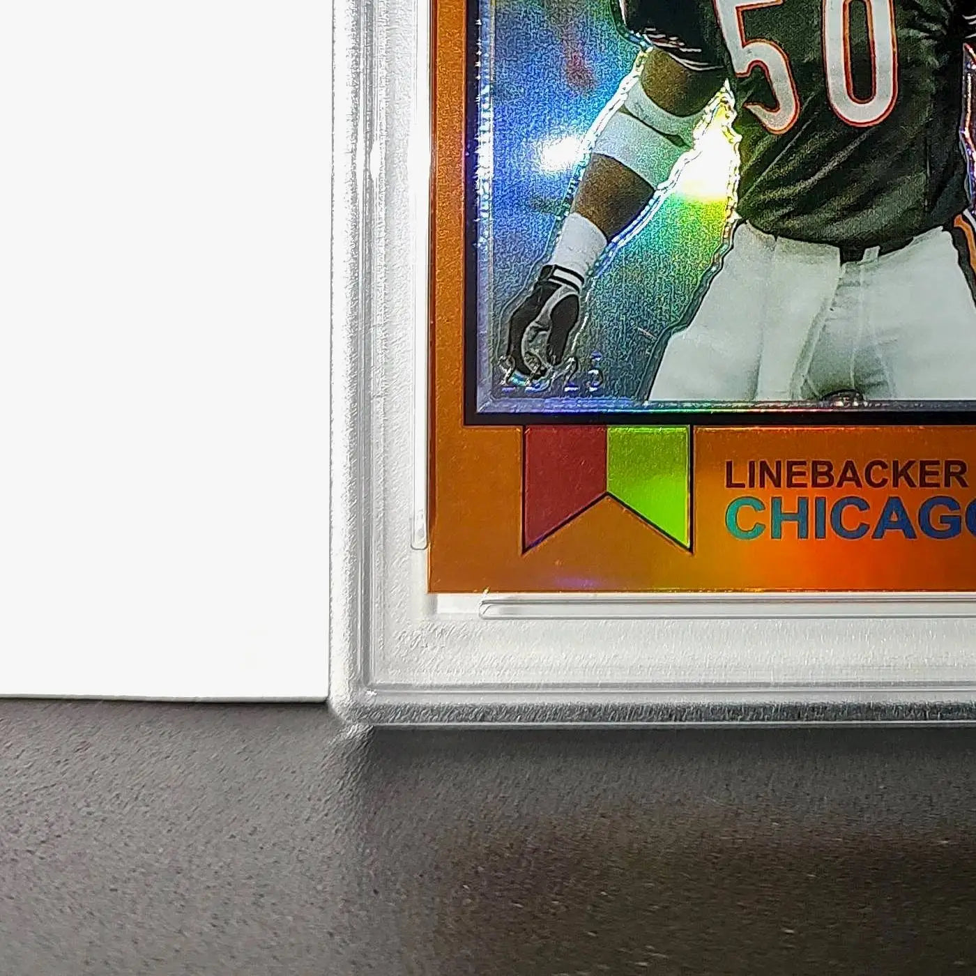 Mike Singletary 2023 Topps Chrome 1973 22/25 Orange Refractor #1973-5 PSA 10 Gem - Football Card Single