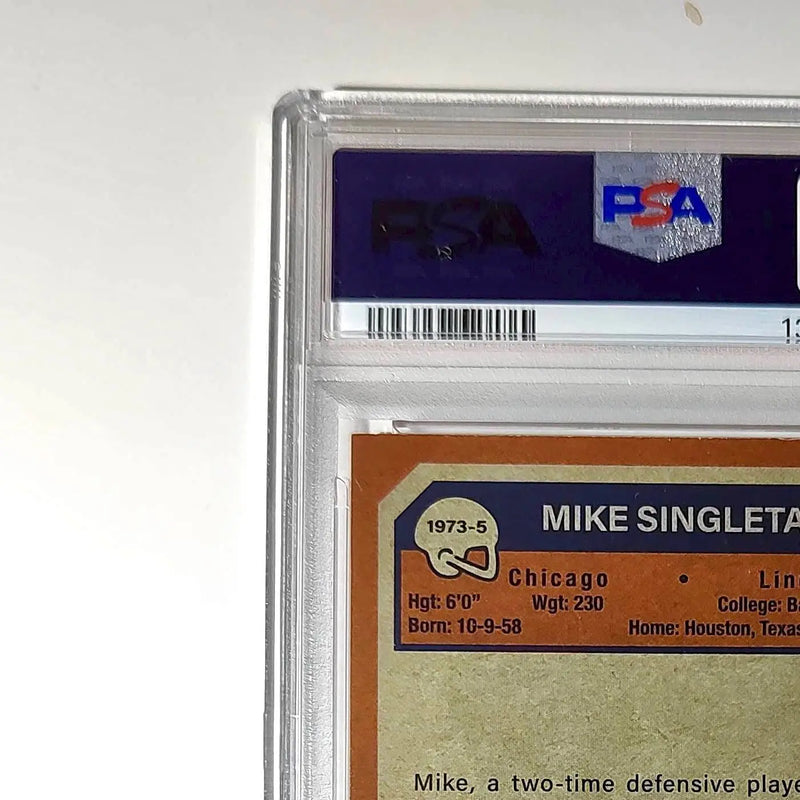 Mike Singletary 2023 Topps Chrome 1973 22/25 Orange Refractor #1973-5 PSA 10 Gem - Football Card Single