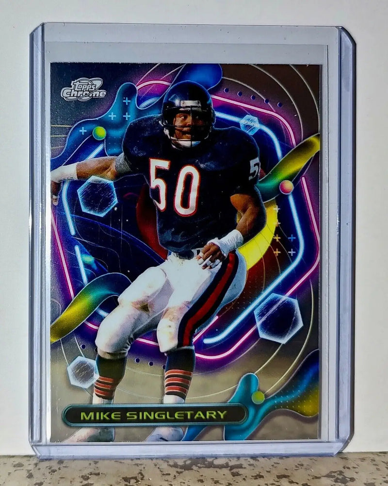 Mike Singletary 2023 Topps Chrome Cosmic NFL #262 Football Card Chicago Bears